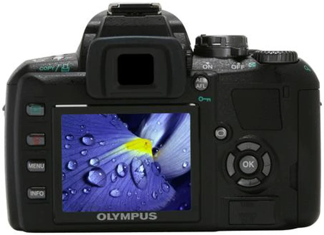 OLYMPUS EVOLT E-410 Black 10.0 MP 2.5" 230K LCD Digital SLR Camera w ...
