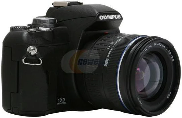 OLYMPUS EVOLT E-410 Black 10.0 MP 2.5" 230K LCD Digital SLR Camera w ...