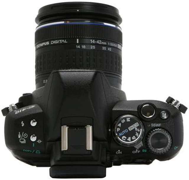 OLYMPUS EVOLT E-410 Black 10.0 MP 2.5" 230K LCD Digital SLR Camera w ...