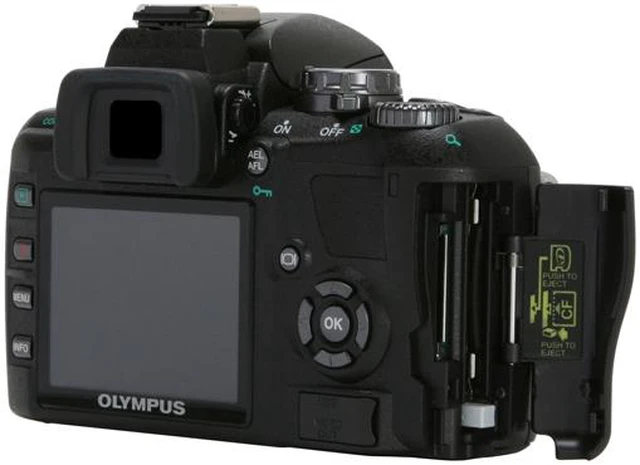 OLYMPUS EVOLT E-410 Black 10.0 MP 2.5" 230K LCD Digital SLR Camera w ...