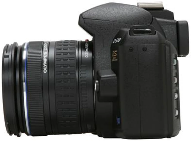 OLYMPUS EVOLT E-510 Black Digital SLR Camera w/ZUIKO DIGITAL 14-42mm f ...