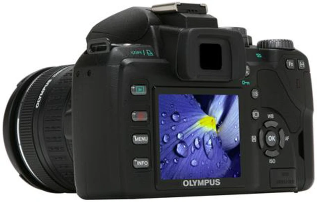 OLYMPUS EVOLT E-510 Black Digital SLR Camera w/ZUIKO DIGITAL 14-42mm f ...