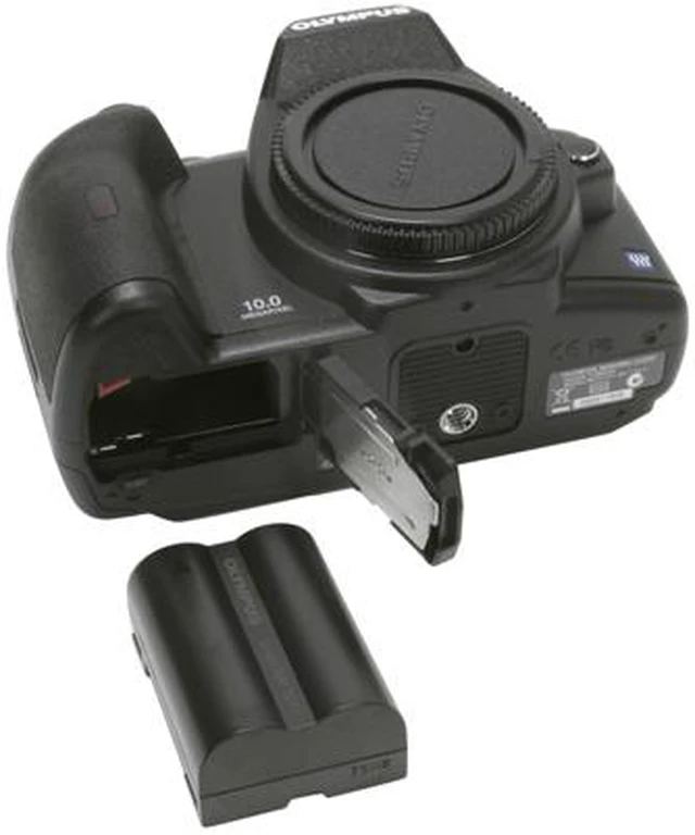 OLYMPUS EVOLT E-510 Black Digital SLR Camera w/ZUIKO DIGITAL 14-42mm f ...
