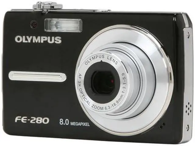 Main image of OLYMPUS FE-280 Black 8.0 MP 3X Optical Zoom Digital Camera