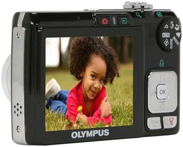 Alt view image 3 of 11 - OLYMPUS FE-280 Black 8.0 MP 3X Optical Zoom Digital Camera