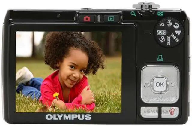 Alt view image 4 of 11 - OLYMPUS FE-280 Black 8.0 MP 3X Optical Zoom Digital Camera