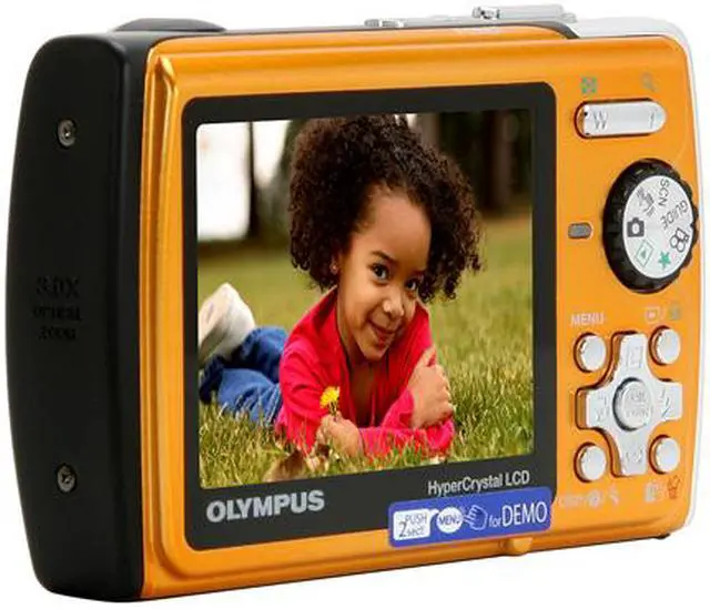 OLYMPUS Stylus 790 SW Orange 7.1 MP Waterproof Shockproof Digital