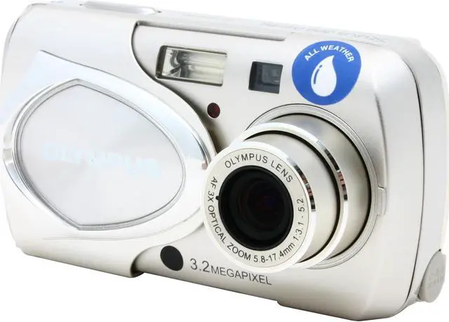 Alt view image 3 of 9 - OLYMPUS Stylus 300 Silver 3.24MP 3X Optical Zoom Digital Camera
