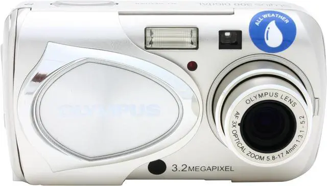 Alt view image 2 of 9 - OLYMPUS Stylus 300 Silver 3.24MP 3X Optical Zoom Digital Camera