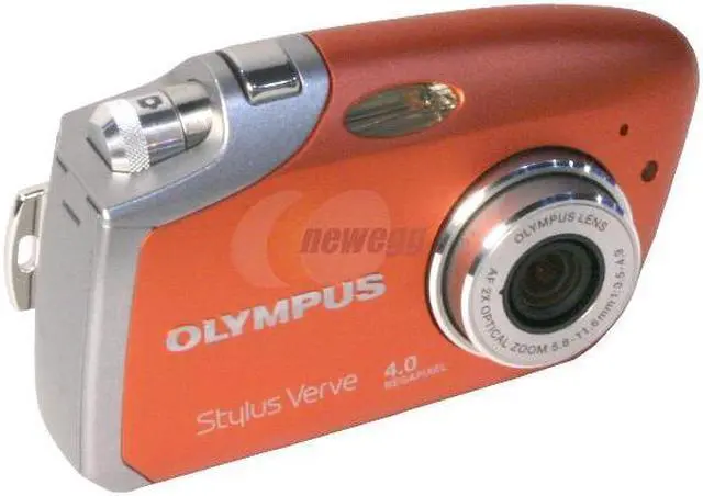 Alt view image 2 of 10 - OLYMPUS Stylus Verve Red 4.0MP 2X Optical Zoom Digital Camera