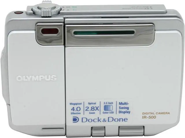 OLYMPUS IR-500 Silver 4.0MP Digital Camera - Newegg.com