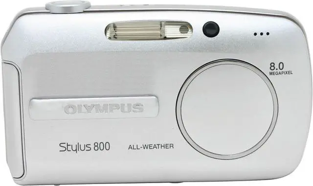 Alt view image 4 of 11 - OLYMPUS Stylus 800 Silver 8.0 MP 3X Optical Zoom Digital Camera
