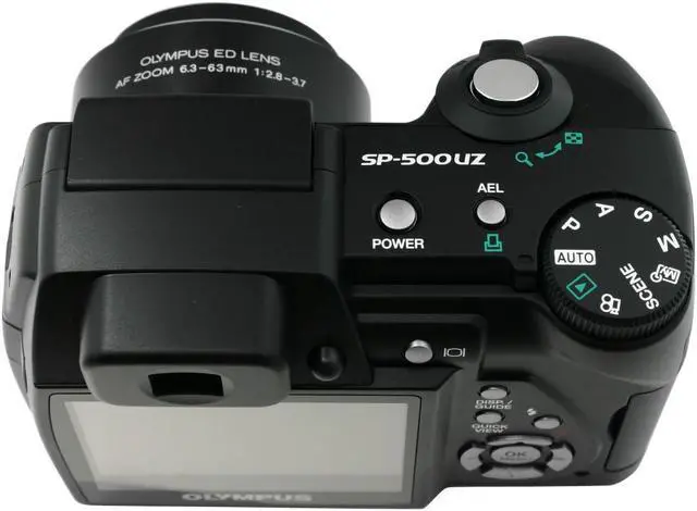 Alt view image 5 of 8 - OLYMPUS SP-500 UZ Black 6 MP 10X Optical Zoom Digital Camera