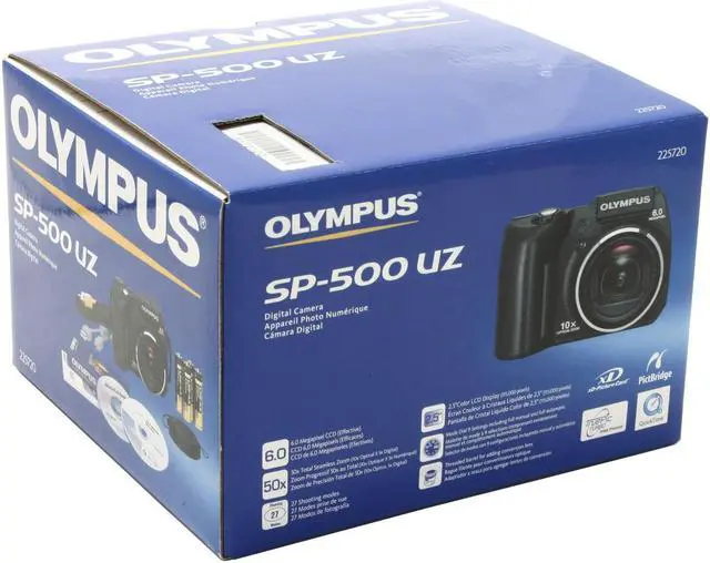 Alt view image 8 of 8 - OLYMPUS SP-500 UZ Black 6 MP 10X Optical Zoom Digital Camera