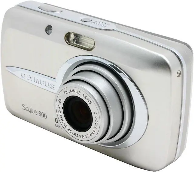 OLYMPUS Stylus 600 (225690) Silver 6 MP Digital Camera - Newegg.com