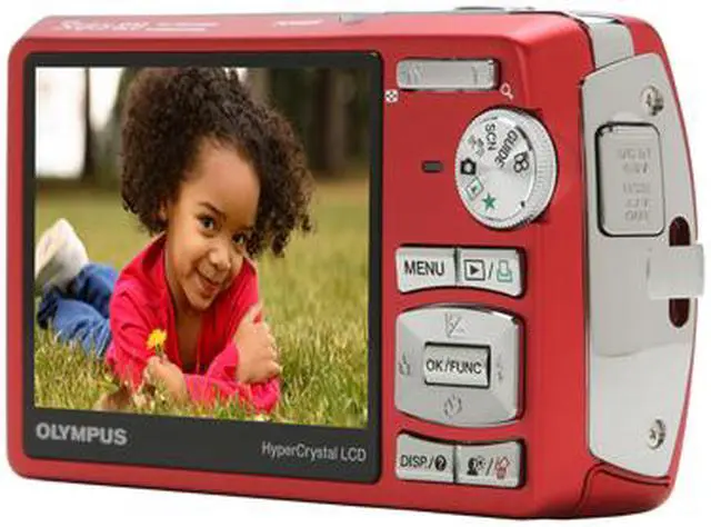 Alt view image 5 of 11 - OLYMPUS Stylus 820 Red 8.0 MP 5X Optical Zoom Digital Camera