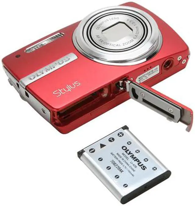 Alt view image 10 of 11 - OLYMPUS Stylus 820 Red 8.0 MP 5X Optical Zoom Digital Camera