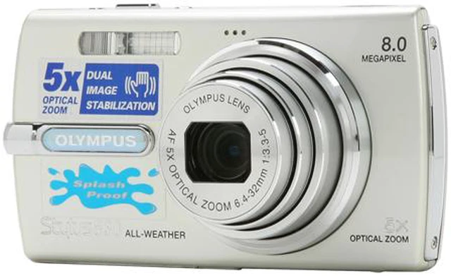 OLYMPUS Stylus 830 Silver 8.0 MP Digital Camera - Newegg.com