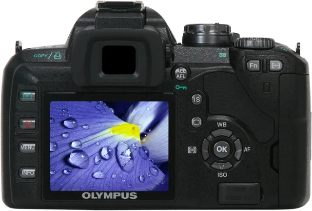 OLYMPUS EVOLT E-510 Black Digital SLR Camera w/ ZUIKO DIGITAL 14-42mm f ...