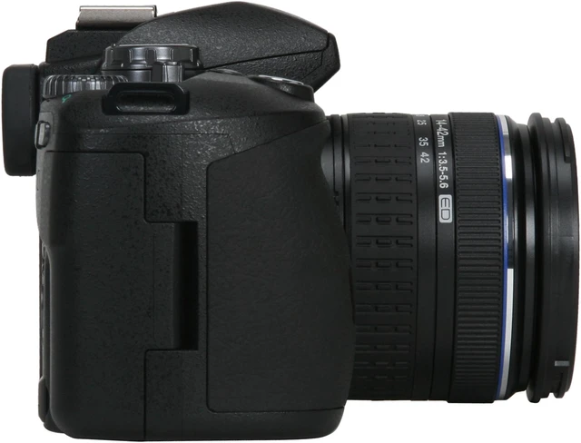 OLYMPUS EVOLT E-510 Black Digital SLR Camera w/ ZUIKO DIGITAL 14-42mm f ...