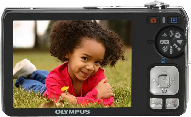 Alt view image 4 of 11 - OLYMPUS FE-350 Black 8.0 MP 3.0" 234K LCD 4X Optical Zoom 28mm Wide Angle Digital Camera