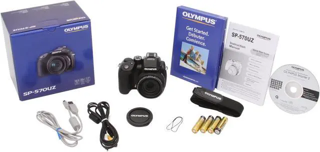 Alt view image 12 of 12 - OLYMPUS SP-570 UZ Black 10.0 MP 2.7" 230K LCD 20X Optical Zoom 26mm Wide Angle Digital Camera