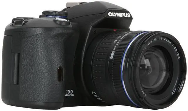 Alt view image 7 of 13 - OLYMPUS E-520 Black 10.0 MP Digital SLR Camera w/ ZUIKO DIGITAL 14-42mm f/3.5-5.6 Lens