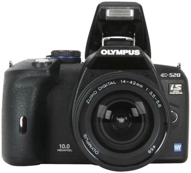 Alt view image 9 of 13 - OLYMPUS E-520 Black 10.0 MP Digital SLR Camera w/ ZUIKO DIGITAL 14-42mm f/3.5-5.6 Lens