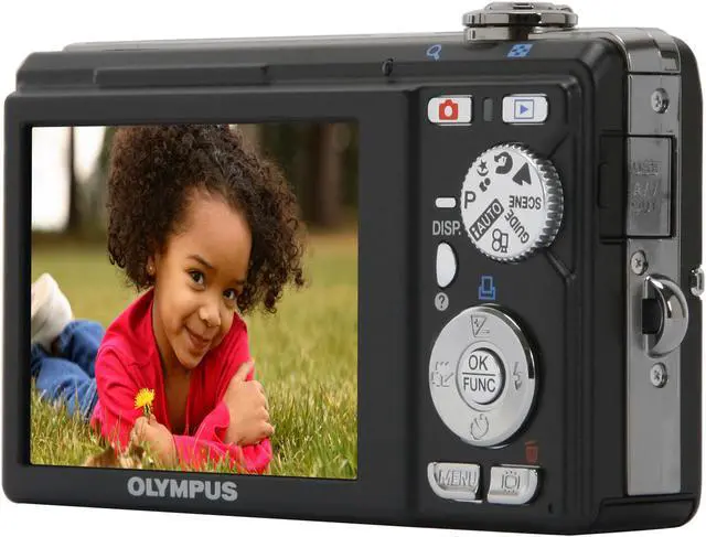 Alt view image 5 of 12 - OLYMPUS FE370 Black 8.0 MP 5X Optical Zoom All-Metal Body Digital Camera