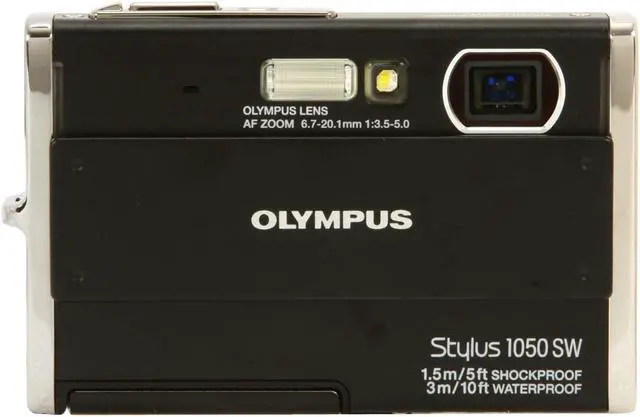 Alt view image 8 of 14 - OLYMPUS Stylus 1050 SW Black 10.1 MP 3X Optical Zoom Waterproof Shockproof Digital Camera