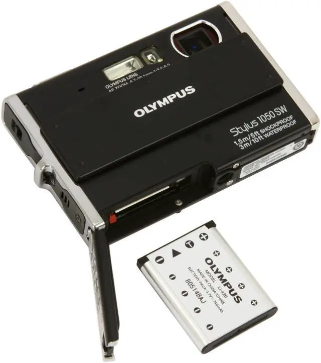 Alt view image 11 of 14 - OLYMPUS Stylus 1050 SW Black 10.1 MP 3X Optical Zoom Waterproof Shockproof Digital Camera