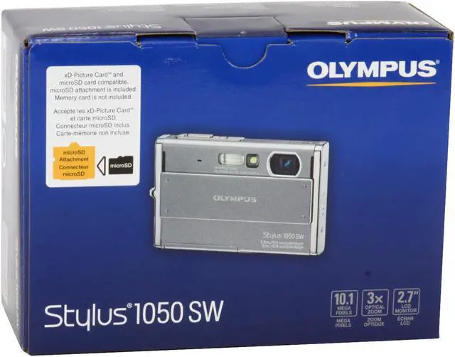 Alt view image 14 of 14 - OLYMPUS Stylus 1050 SW Black 10.1 MP 3X Optical Zoom Waterproof Shockproof Digital Camera