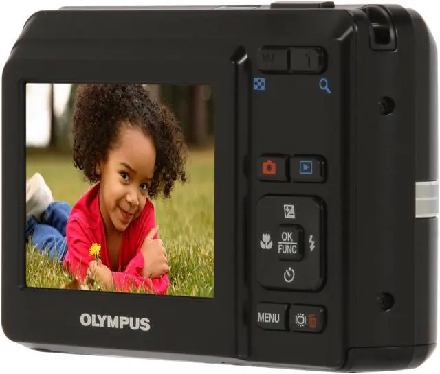 Alt view image 5 of 11 - OLYMPUS FE-25 Black 10.0 MP 3X Optical Zoom Digital Camera