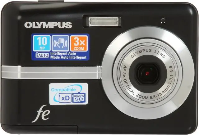 Alt view image 8 of 11 - OLYMPUS FE-25 Black 10.0 MP 3X Optical Zoom Digital Camera
