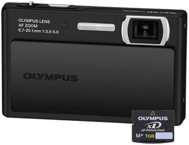Main image of OLYMPUS Stylus 1040 Black 10.0 MP 3X Optical Zoom Digital Camera w/ Olympus xD Card (M+ 1GB)