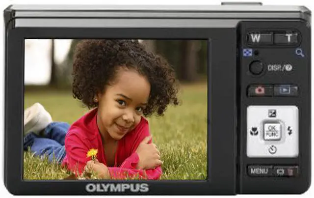 Alt view image 3 of 4 - OLYMPUS FE-4000 Pearl White 12.0 MP 4X Optical Zoom Wide Angle Digital Camera
