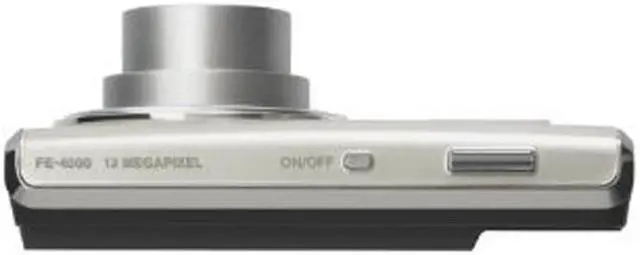 Alt view image 4 of 4 - OLYMPUS FE-4000 Pearl White 12.0 MP 4X Optical Zoom Wide Angle Digital Camera