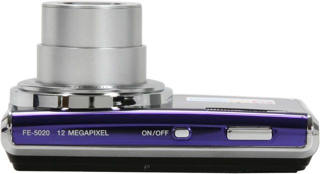 Alt view image 6 of 9 - OLYMPUS FE-5020 Navy 12.0 MP 5X Optical Zoom 24mm Wide Angle Digital Camera