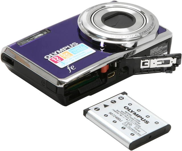Alt view image 8 of 9 - OLYMPUS FE-5020 Navy 12.0 MP 5X Optical Zoom 24mm Wide Angle Digital Camera