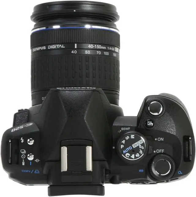 Alt view image 5 of 8 - OLYMPUS E-520 Black 10.0 MP 2.7" 230K LCD Digital SLR Camera w/ ZUIKO DIGITAL 14-42mm f/3.5-5.6 and 40-150mm f/4-5.6 Dual Lens