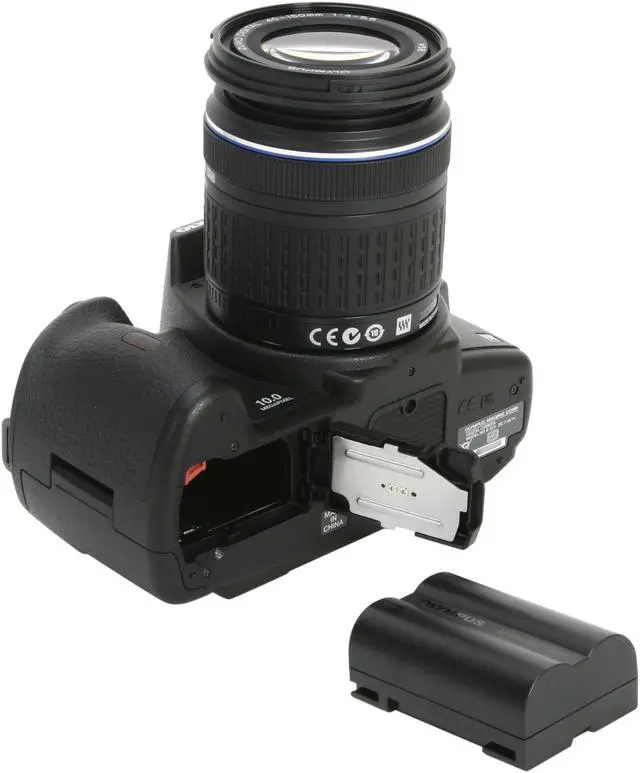 Alt view image 7 of 8 - OLYMPUS E-520 Black 10.0 MP 2.7" 230K LCD Digital SLR Camera w/ ZUIKO DIGITAL 14-42mm f/3.5-5.6 and 40-150mm f/4-5.6 Dual Lens