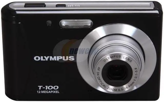 Alt view image 2 of 9 - OLYMPUS T-100 Black 12 MP 3X Optical Zoom Digital Camera