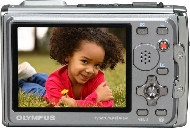 Alt view image 4 of 9 - OLYMPUS Stylus Tough 6020 Blue 14 MP 5X Optical Zoom Waterproof Shockproof 28mm Wide Angle Digital Camera