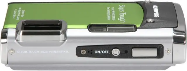 Alt view image 6 of 8 - OLYMPUS Stylus Tough 6020 Green 14 MP 5X Optical Zoom Waterproof Shockproof 28mm Wide Angle Digital Camera