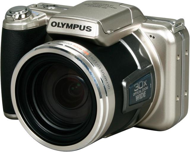 OLYMPUS SP-800UZ Silver 14 MP 28mm Wide Angle Digital Camera