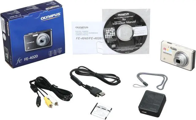 Alt view image 8 of 8 - OLYMPUS FE-4020 White 14 MP 4X Optical Zoom 26mm Wide Angle Digital Camera