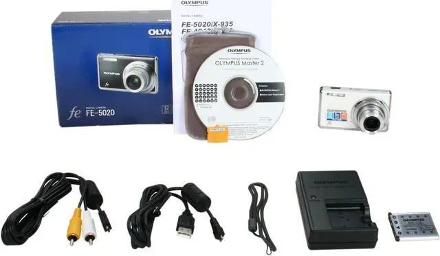 Alt view image 8 of 8 - OLYMPUS FE-5020 White 12 MP 5X Optical Zoom 24mm Wide Angle Digital Camera