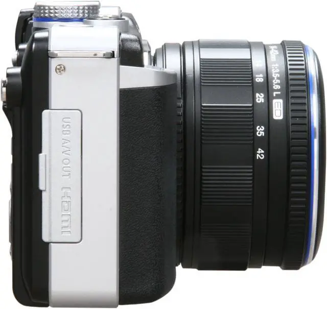 Alt view image 5 of 9 - OLYMPUS E-PL1 Black 12.3 MP Interchangeable Lens Live View Digital Camera w/ Black M.ZUIKO DIGITAL 14-42mm f/3.5-5.6 Lens