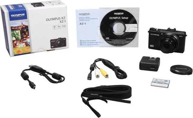 Alt view image 9 of 9 - OLYMPUS XZ-1 Black 10.0 MP 4X Optical Zoom Digital Camera