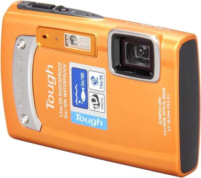 【極美品】OLYMPUS TOUGH TG-310 オレンジ　新品級！ OLYMPUS TG-310 Orange 14 MP Waterproof Shockproof 28mm Wide Angle
